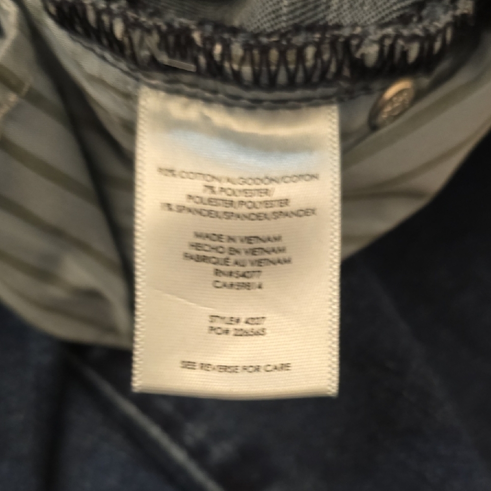 CAbi 4327 Dark Blue High Rise Jeans Size 6 VGUC - Picture 5 of 8